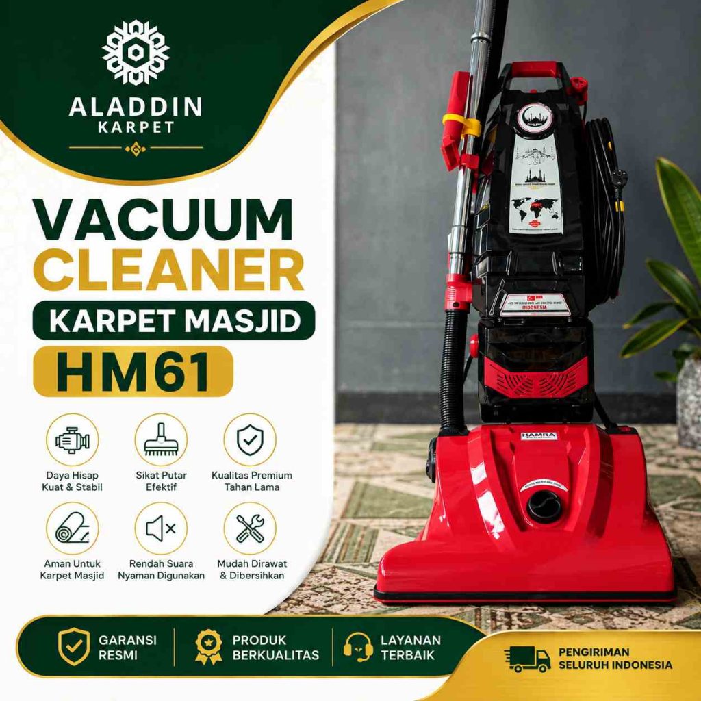 Vacuum Cleaner Hamra Cilacap untuk Membersihkan Karpet Masjid